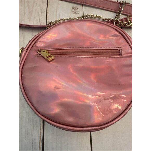 Olivia Miller Girl Round Pink French Bulldog Body Purse Handbag 7” VGUC CHARITY - Picture 3 of 6